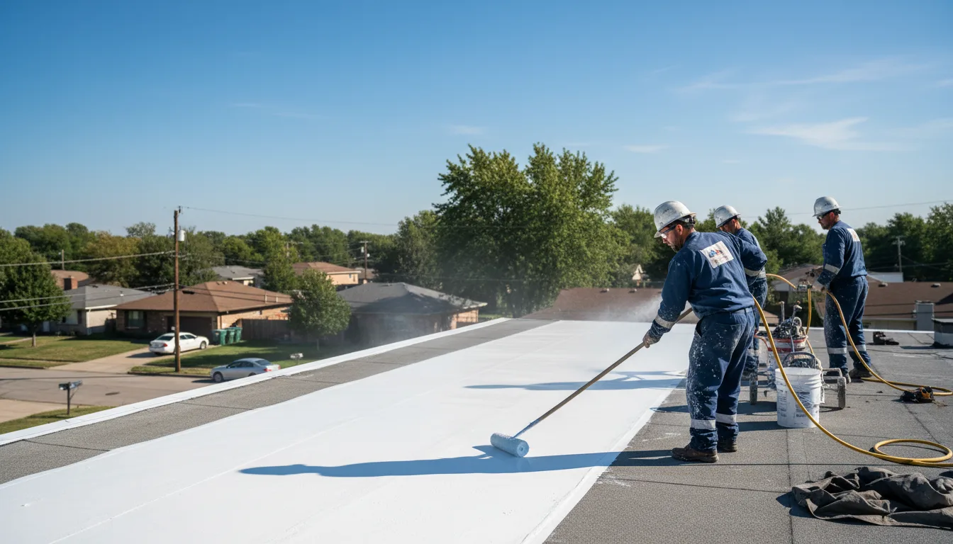 Commercial roof coating in Elmore, MN near me